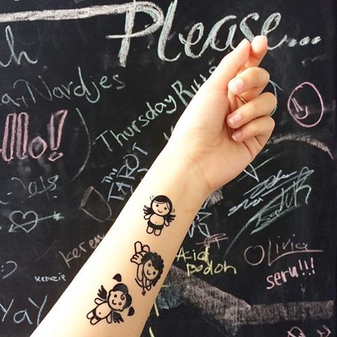 cute-girl-tattos-for-arm-designs-temporary-black-tattoos - 20 Cool Temporary Tattoos You Love to Get
