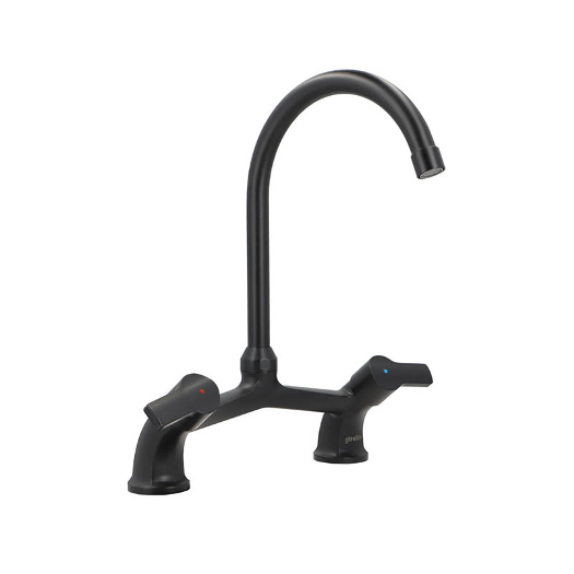  - Add Functionality To Your Kitchen With The Deck Mount Two Handle Faucet
